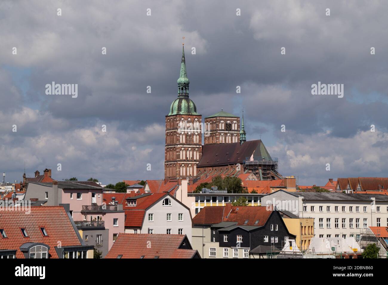 La Chiesa di San Nikolai a Stralsund Foto Stock