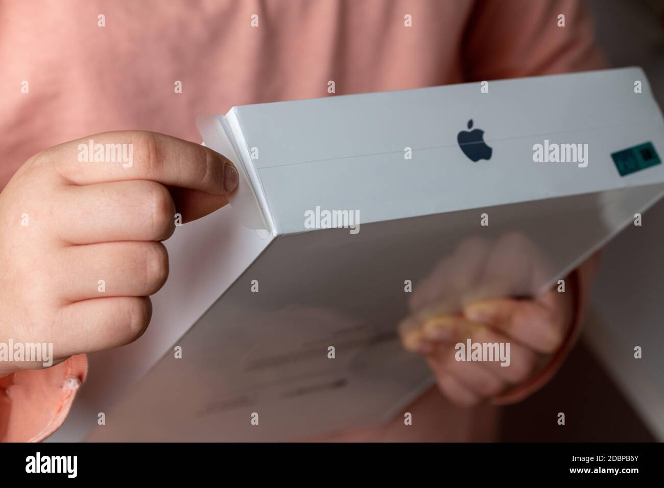 Antalya, TURCHIA - 17 novembre 2020. Versione 2020 di iPad Air 4 2020 di qualità superiore con design trendy a cornice sottile. Foto Stock