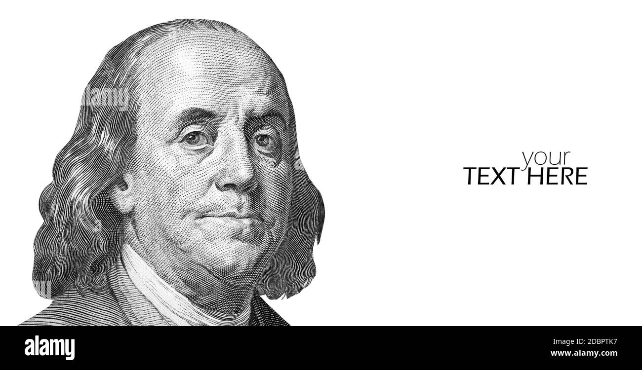 Dollari USA con la spazio di copia Foto Stock