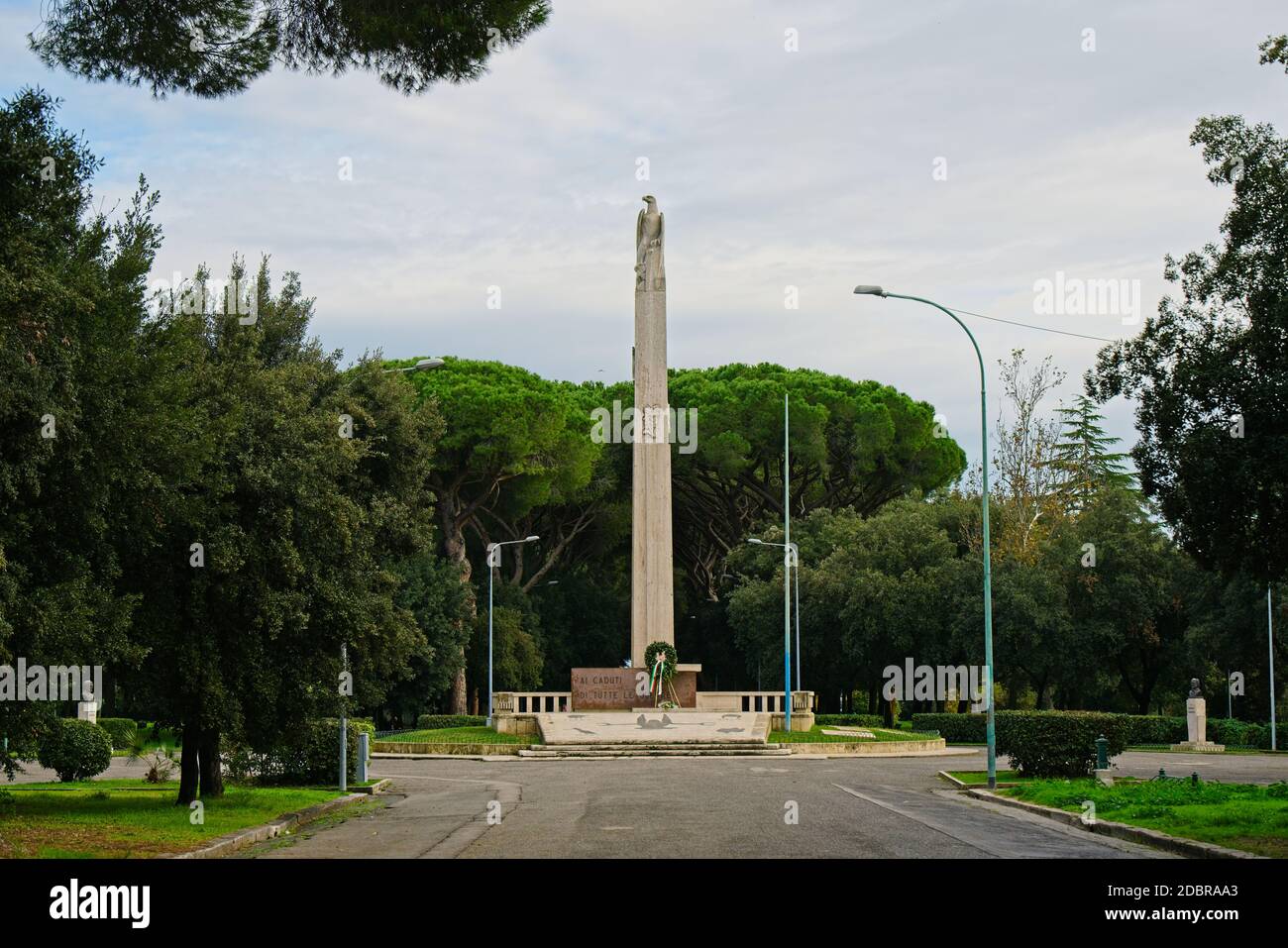 Memoriale di guerra a Parco Falcone e Borsellino della città di Latina Foto Stock