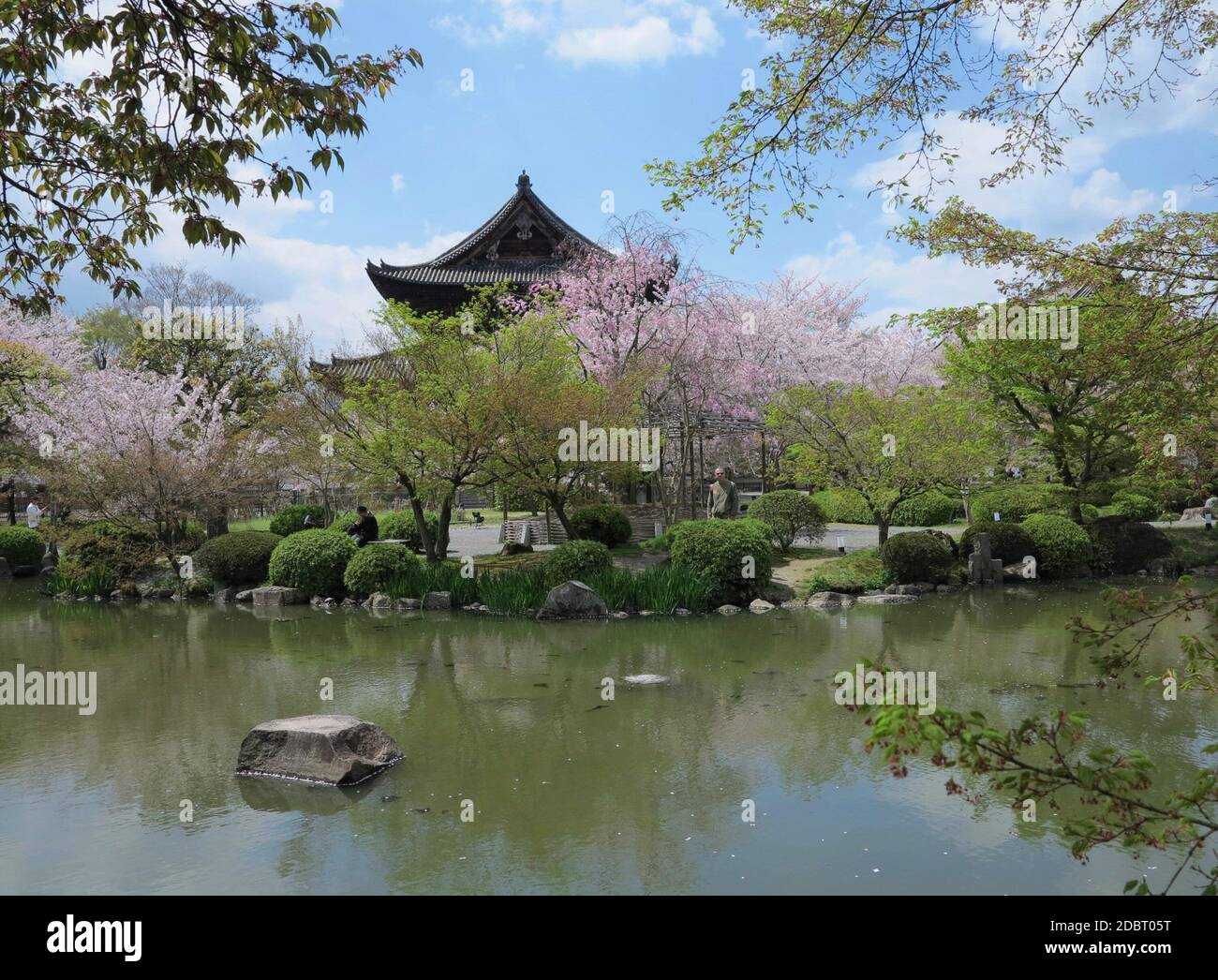 Complesso del Tempio di Toji, Kyoto, Giappone. Un sito Patrimonio dell'Umanità. Foto Stock