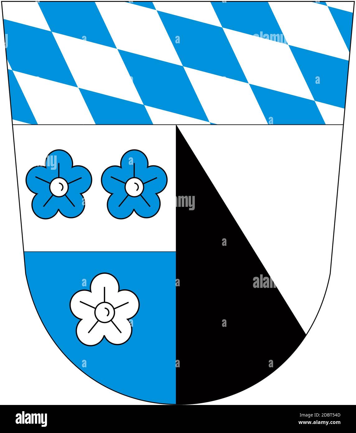 Stemma del quartiere di Kelheim. Germania Foto Stock