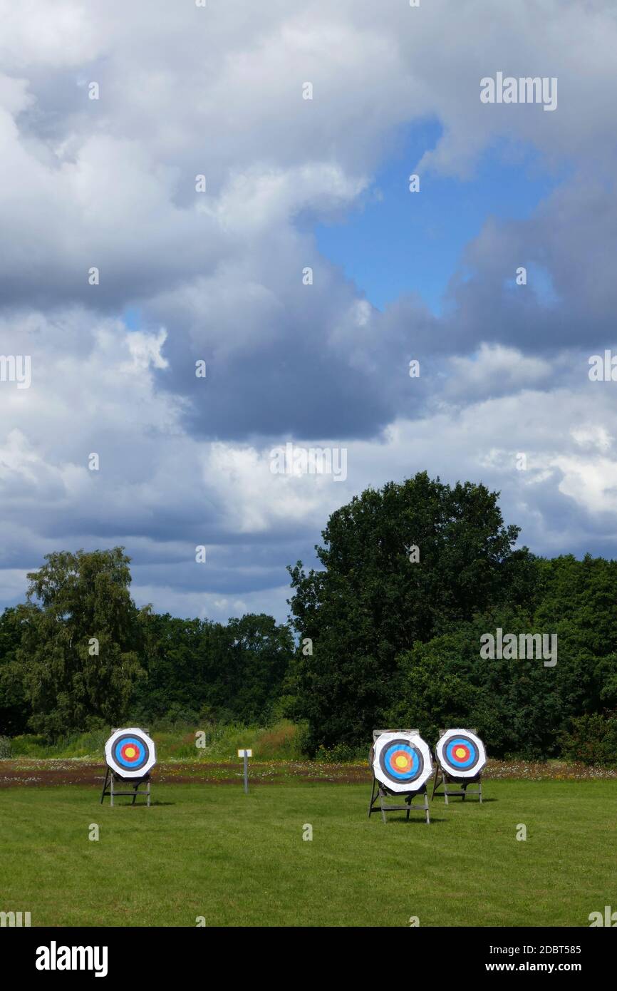 Tiro con l'arco Foto Stock