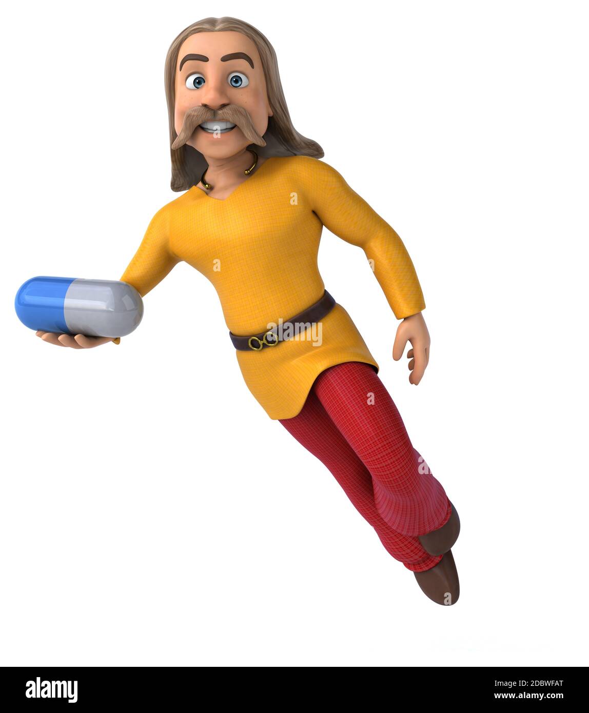 Divertimento gaulois - 3D illustrazione Foto Stock