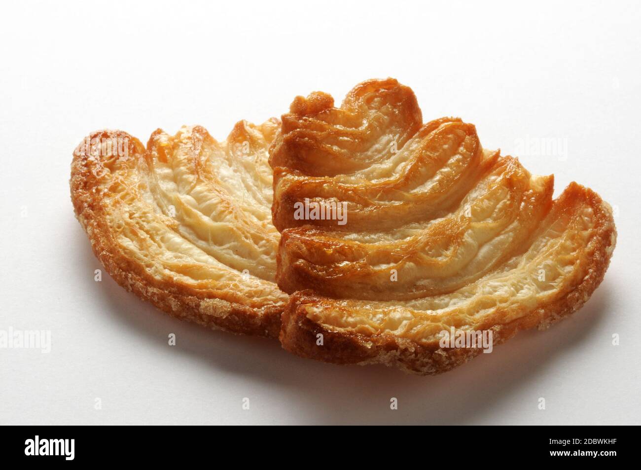 Primo piano su dessert di pasta sfoglia Foto Stock