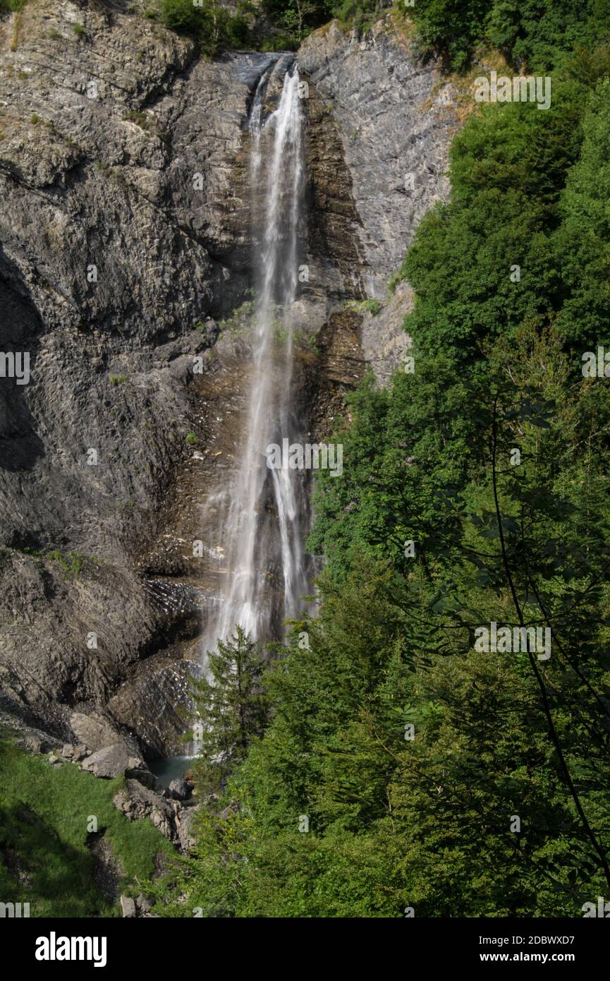 Cascata de confolens,isere,Francia Foto Stock