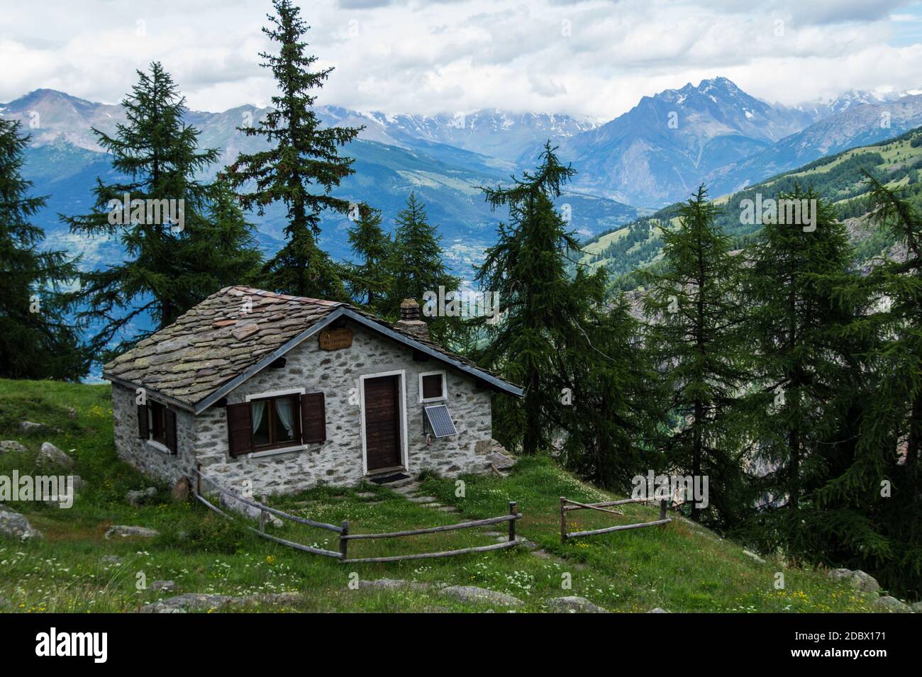 Chantelle,Parc du grand paradis,val d'Aosta, Italia Foto Stock