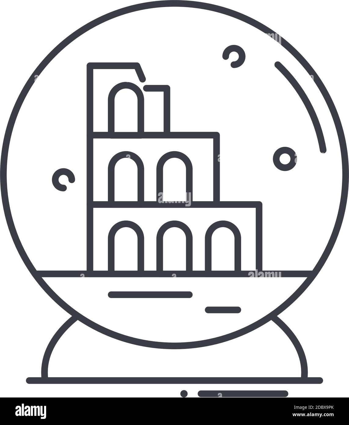 Icona ricordo punto di riferimento, illustrazione lineare isolata, vettore a linee sottili, segno di disegno web, simbolo del concetto di contorno con tratto modificabile su bianco Illustrazione Vettoriale Icona ricordo punto di riferimento, illustrazione lineare isolata, vettore a linee sottili, segno di disegno web, simbolo del concetto di contorno con tratto modificabile su bianco Illustrazione Vettoriale