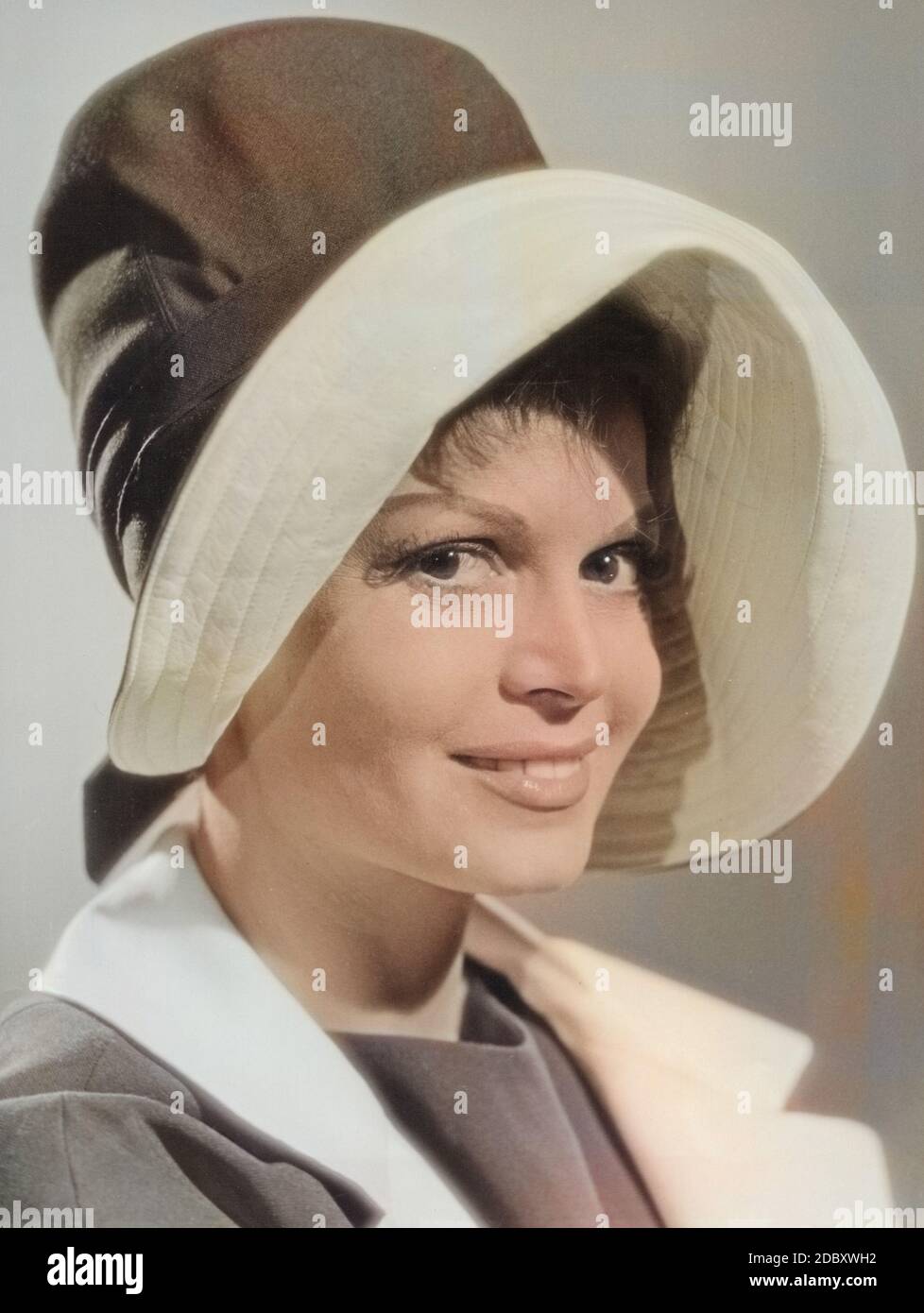 Eva Bartok, ungarisch britische Schauspielerin, Deutschland frühe 1960er Jahre. Ungherese British attrice Eva Bartok, Germania primi 1960s. Foto Stock