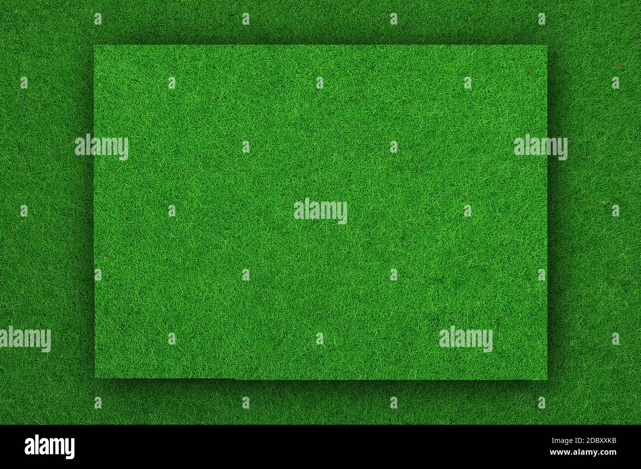 Mappa del Colorado su feltro verde Foto Stock