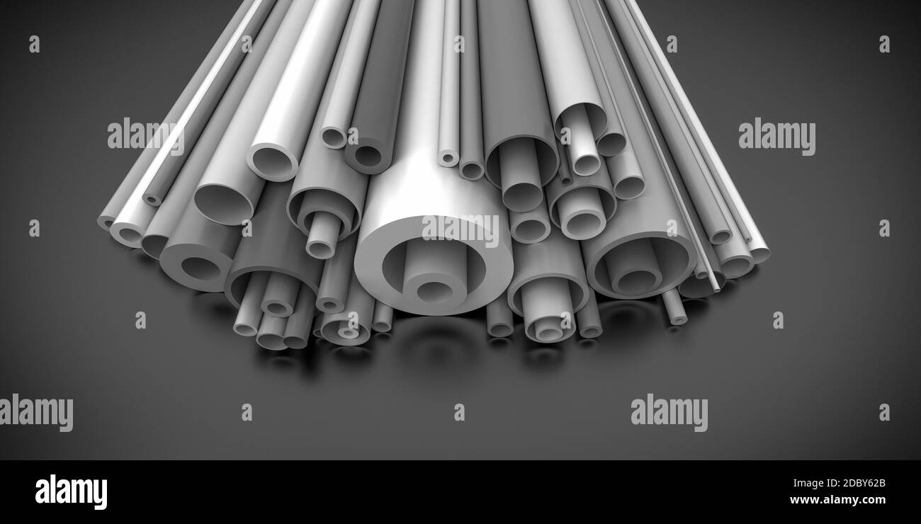 Tubazioni in plastica bianca Foto e Immagini Stock in Bianco e Nero Alamy