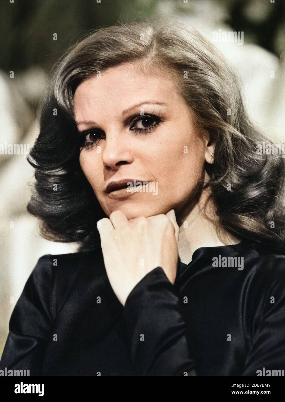 Milva, italienische Sängerin und Schauspielerin, Deutschland um 1978. Italian attrice e cantante Milva, Germania intorno al 1978. Foto Stock