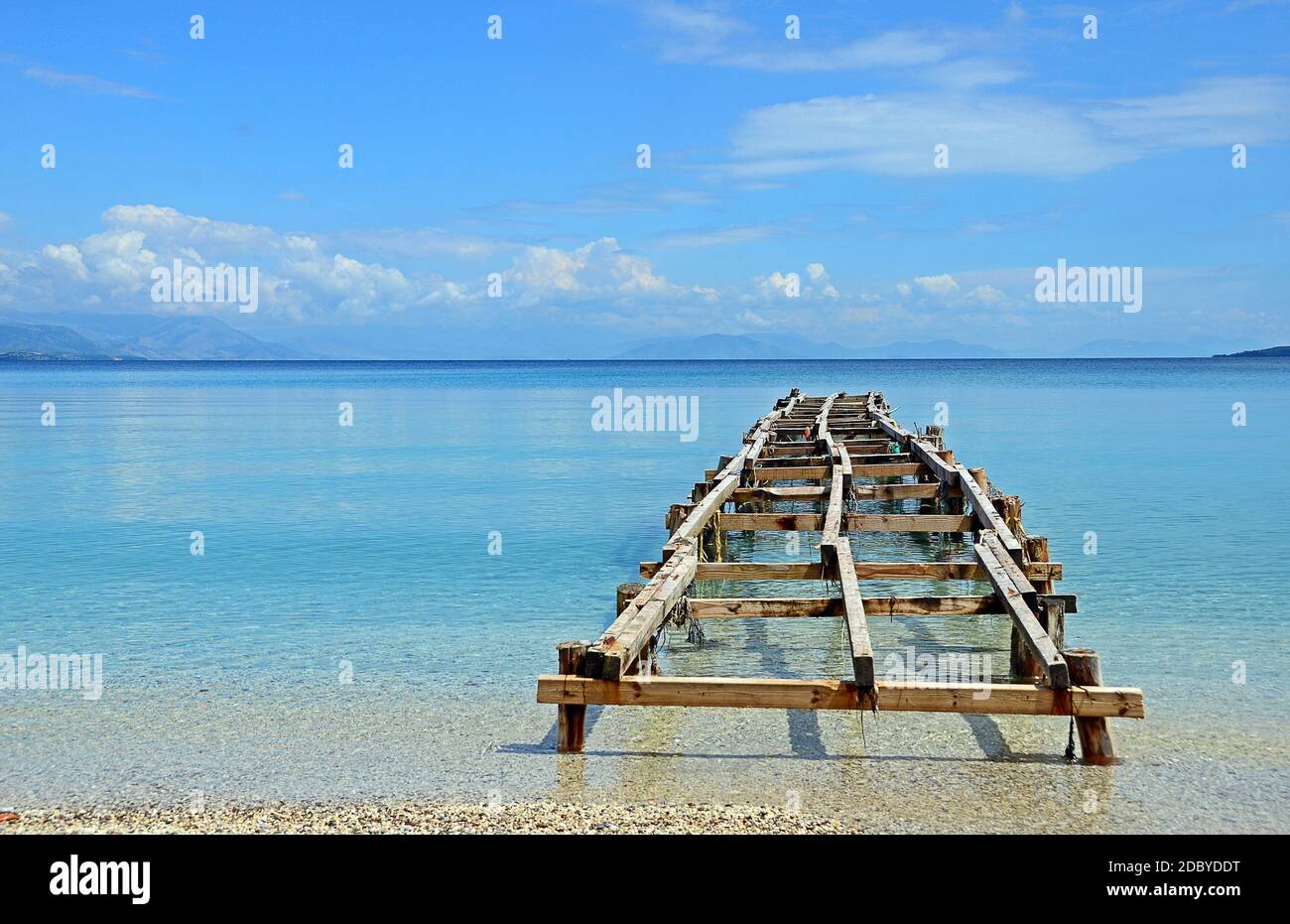 Molo di balneazione Foto Stock