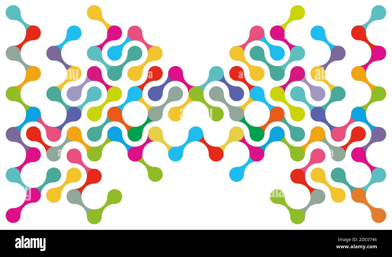 Simbolo del lavoro di squadra, rete Foto Stock