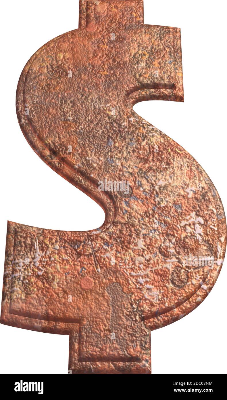 Progettazione di font 3D. Design con lettere Foto Stock