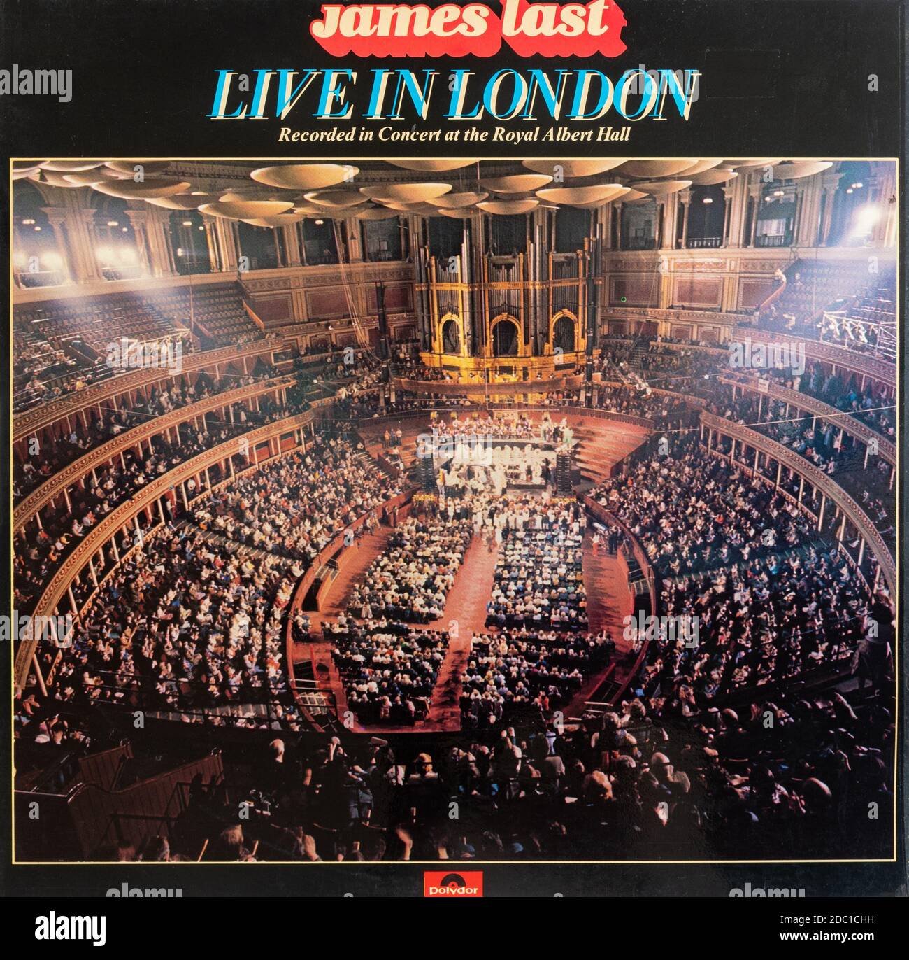 James Last Live a Londra, copertina dell'album in vinile LP Foto Stock