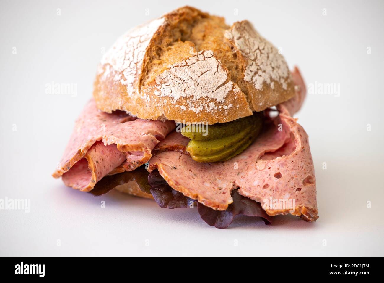 pane di carne Foto Stock