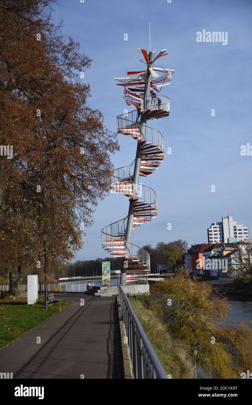 Ulmer Berblinger Tower Foto Stock
