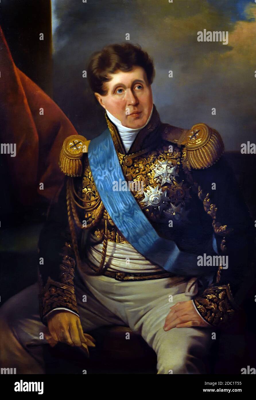 Maresciallo Victor (1764-1841) Duca Belluno, Francia, francese. ( esercito dell'imperatore Napoleone Bonaparte ) Foto Stock