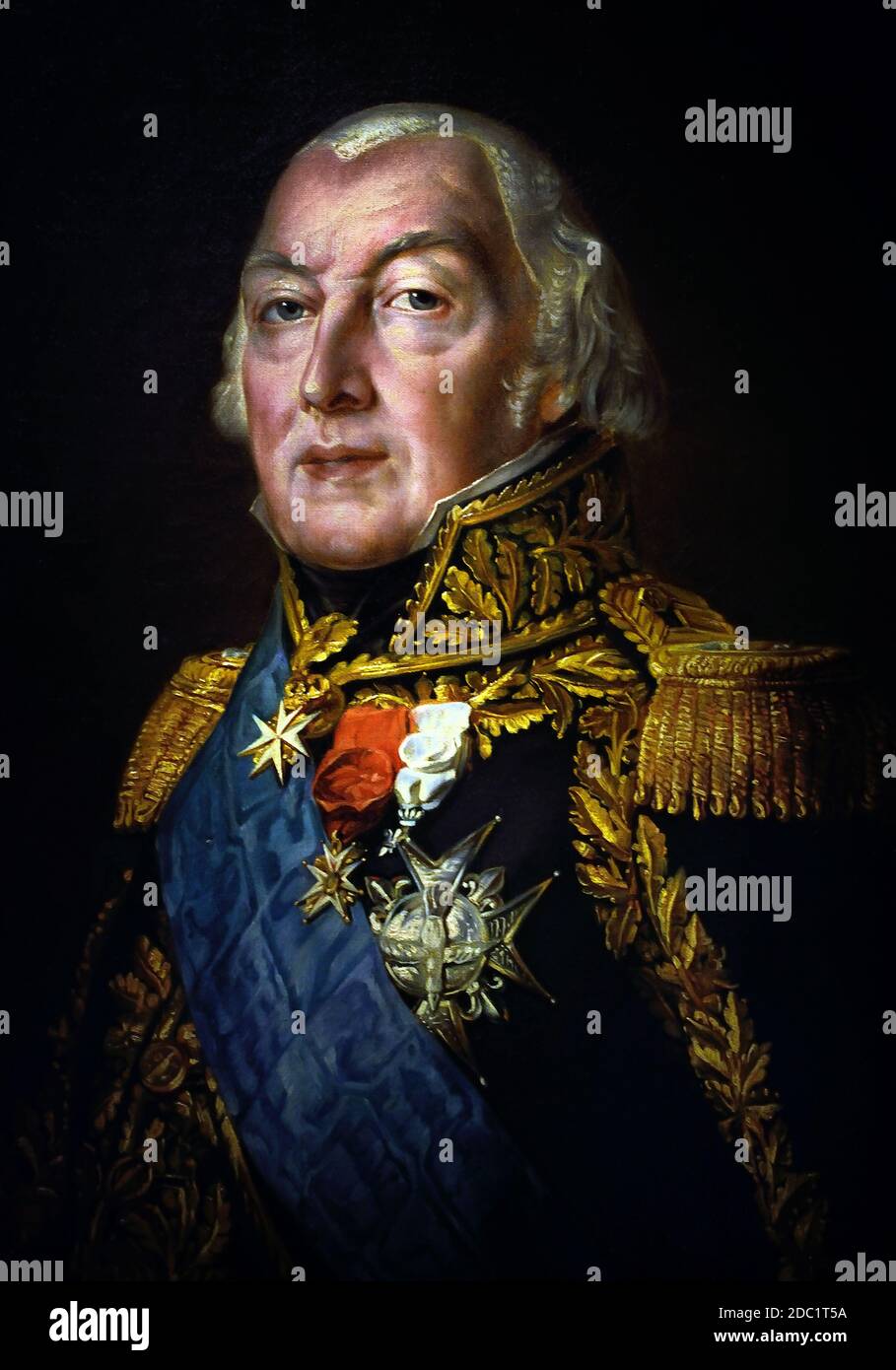 François-Henri de Franquetot de Coigny, duc de Coigny 1737 – 1821 Maresciallo di Francia, francese. ( esercito dell'imperatore Napoleone Bonaparte ) Foto Stock