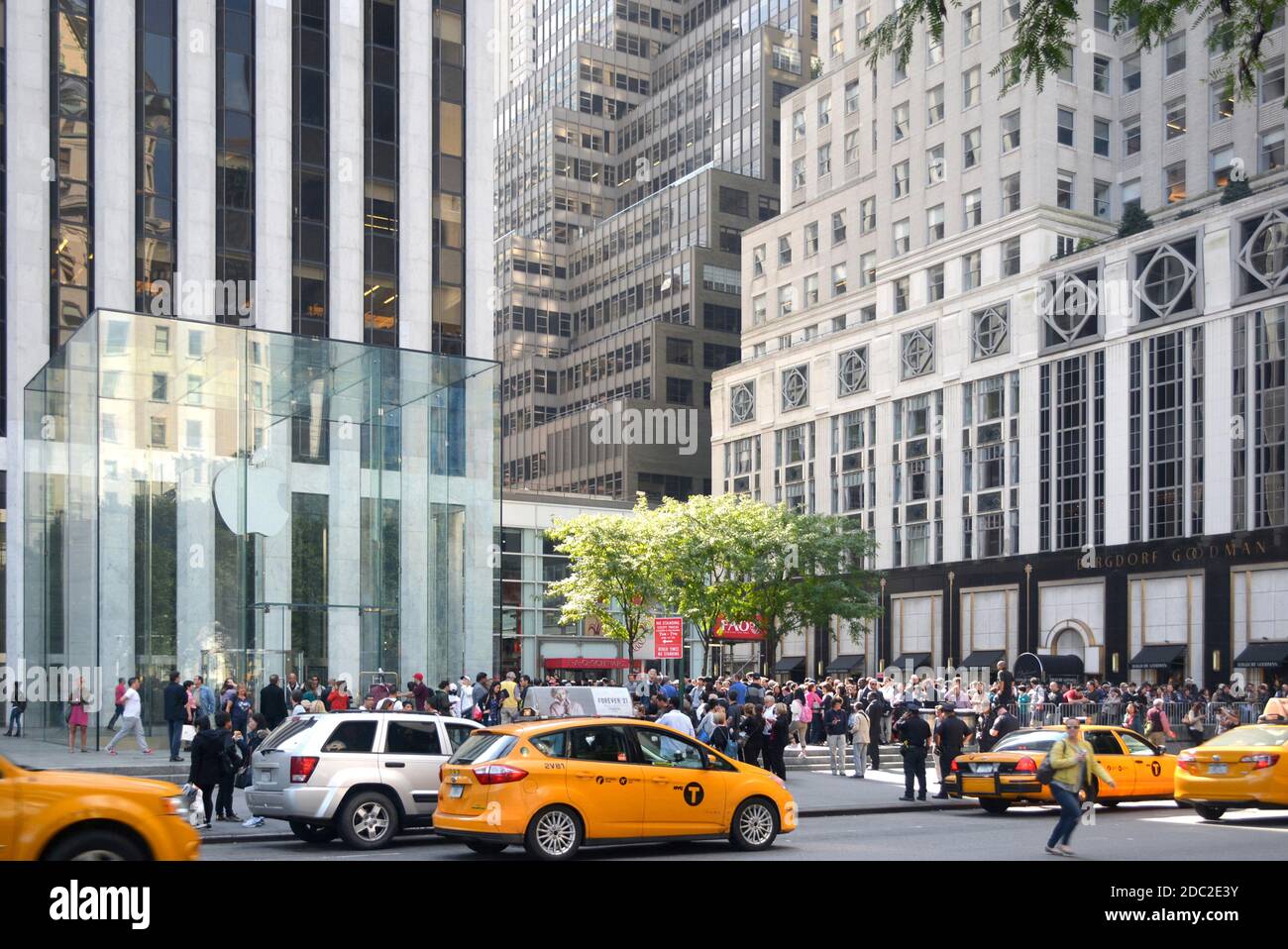 Fifth Avenue a Manhattan, New York Foto Stock