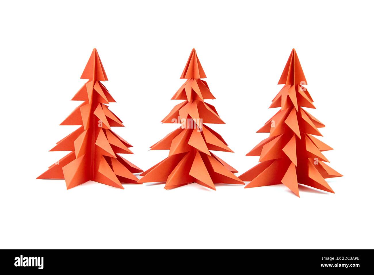 Alberi di natale di carta immagini e fotografie stock ad alta