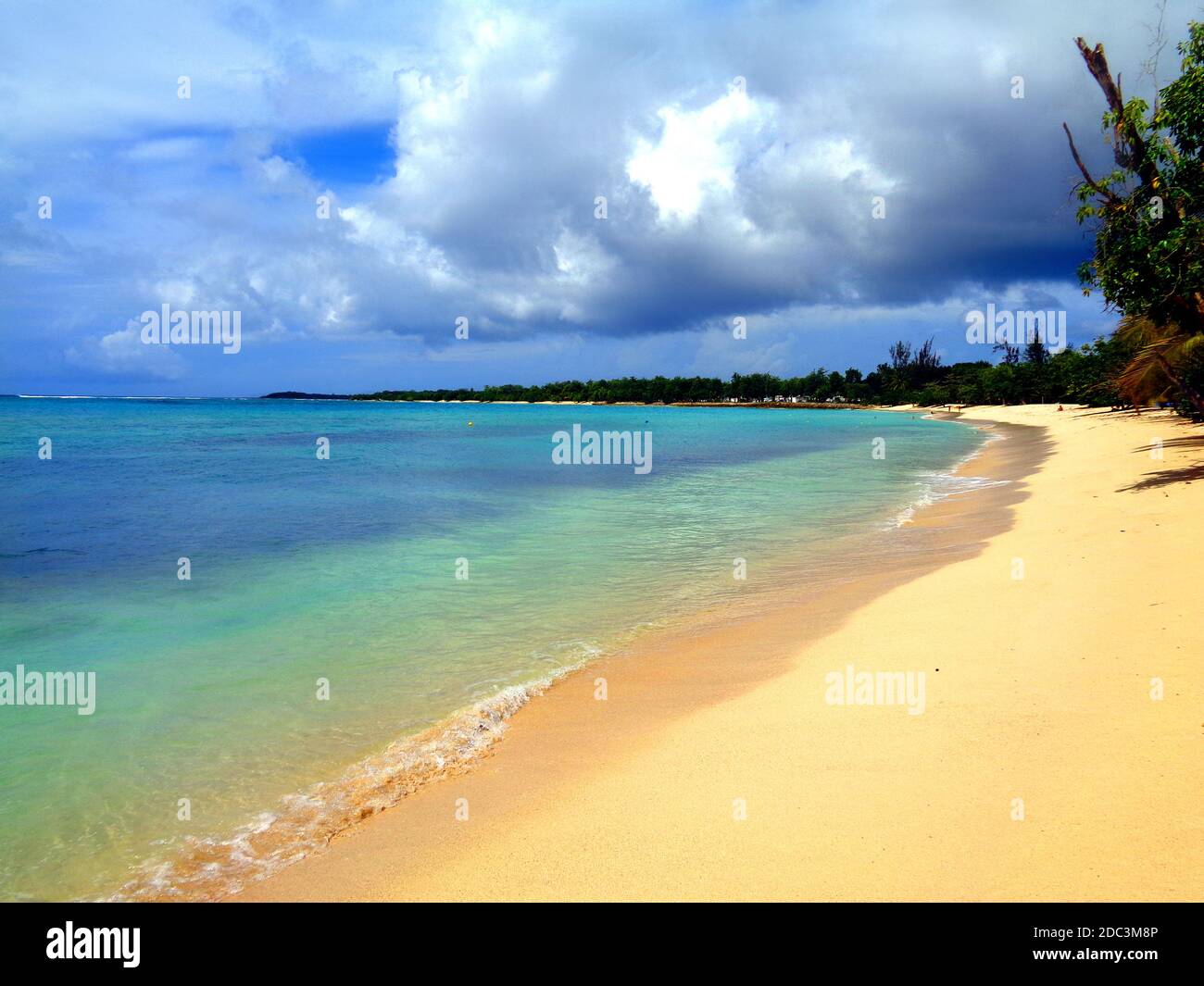 'Plage du Souffleur' a Port-Louis, Guadalupa Foto Stock