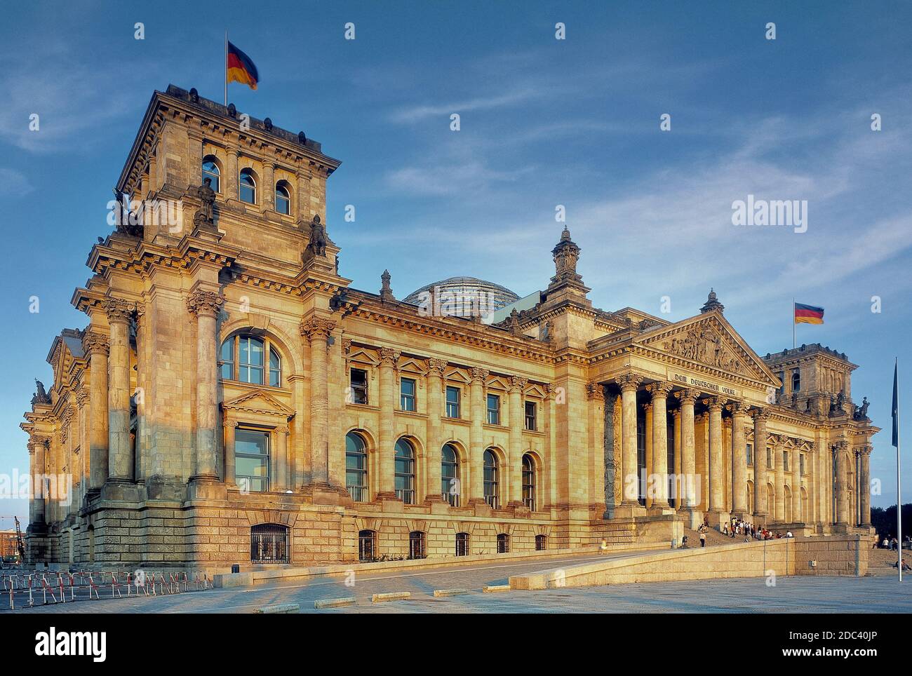 L'edificio del Reichstag a Berlino Foto Stock