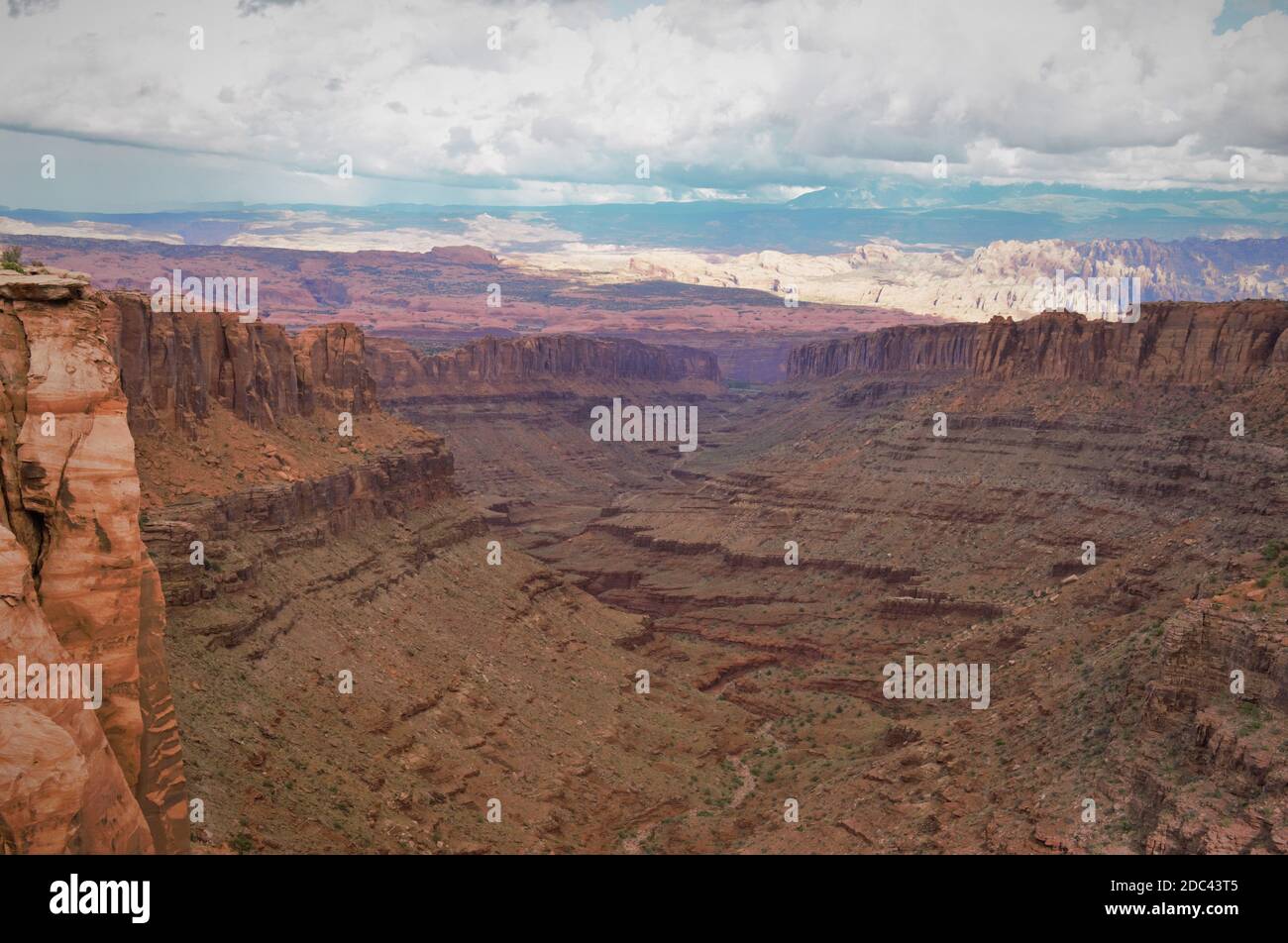 Panorama del Long Canyon Foto Stock