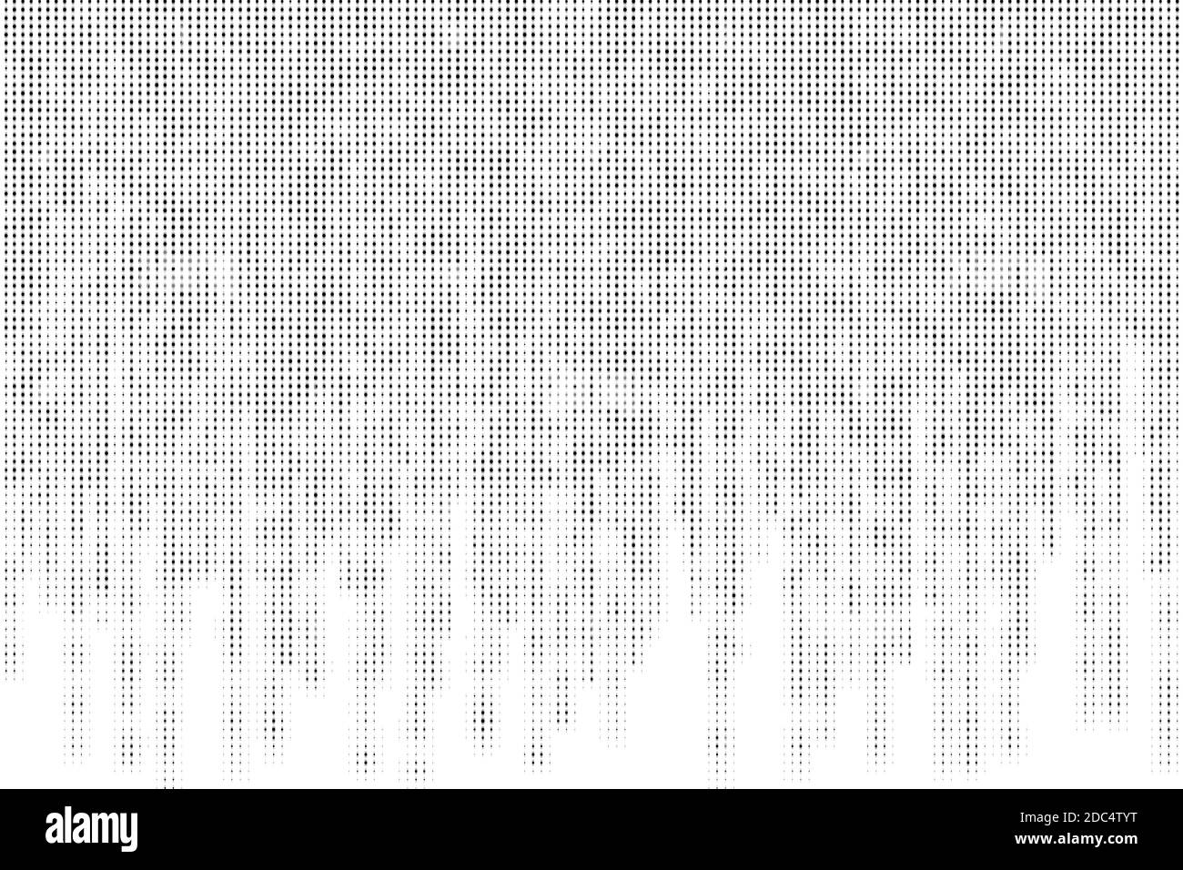 matrice in bianco e nero con mezzitoni e sfocatura del movimento Foto Stock