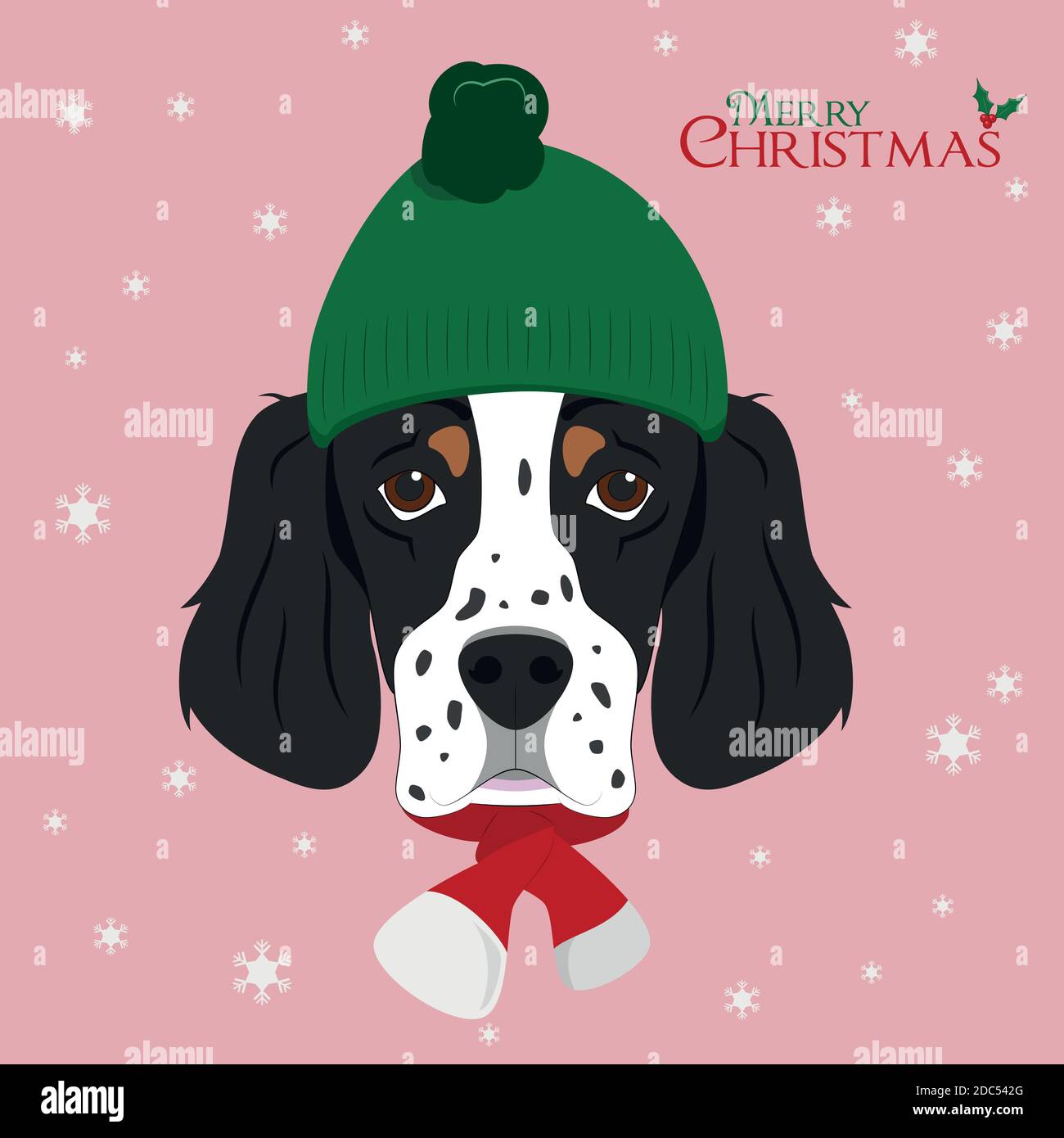Biglietto Di Natale Per Nipote Speciale - Design Cane E Renna Con Glitter E Lamina, Prodotto Nel Regno Unito, 228x151 Mm