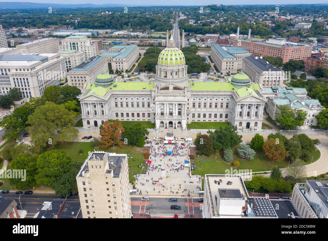 Pennsylvania state Capitol Complex, Harrisburg, Pennsylvania, Stati Uniti Foto Stock