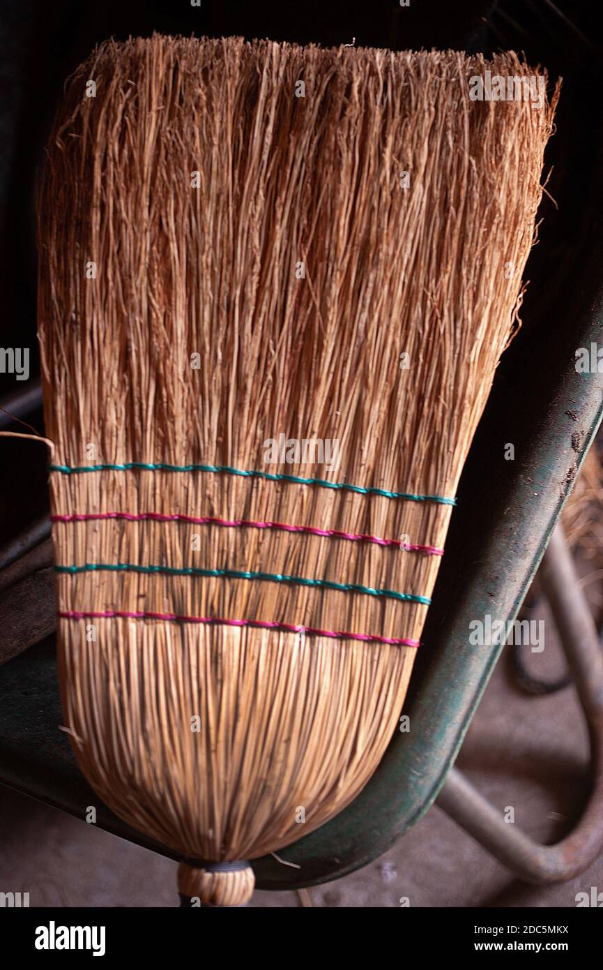 Scopa / Besom Foto Stock
