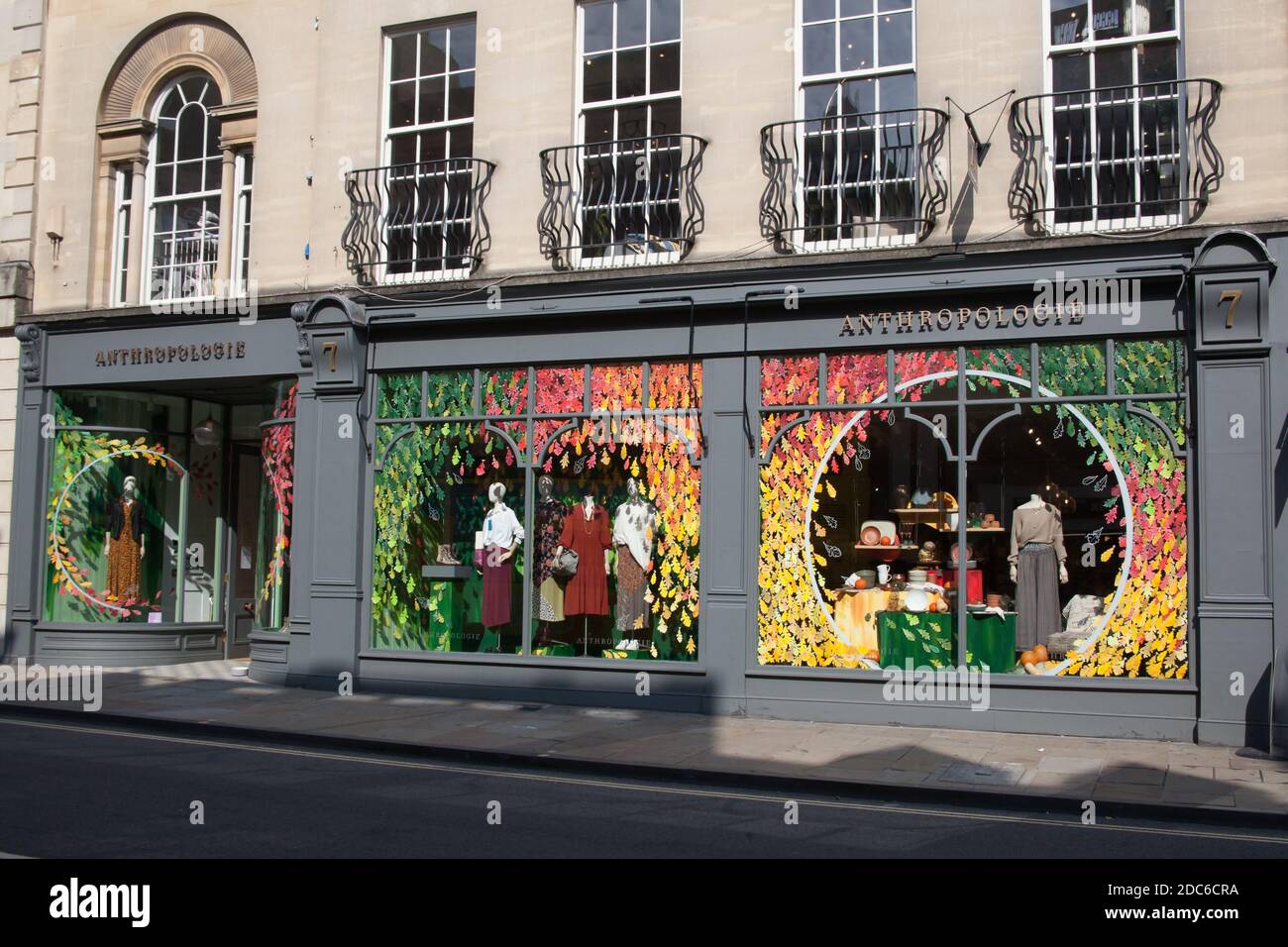 Il negozio Anthropologie nel centro di Oxford nel Regno Unito, preso il 15 settembre 2020 Foto Stock