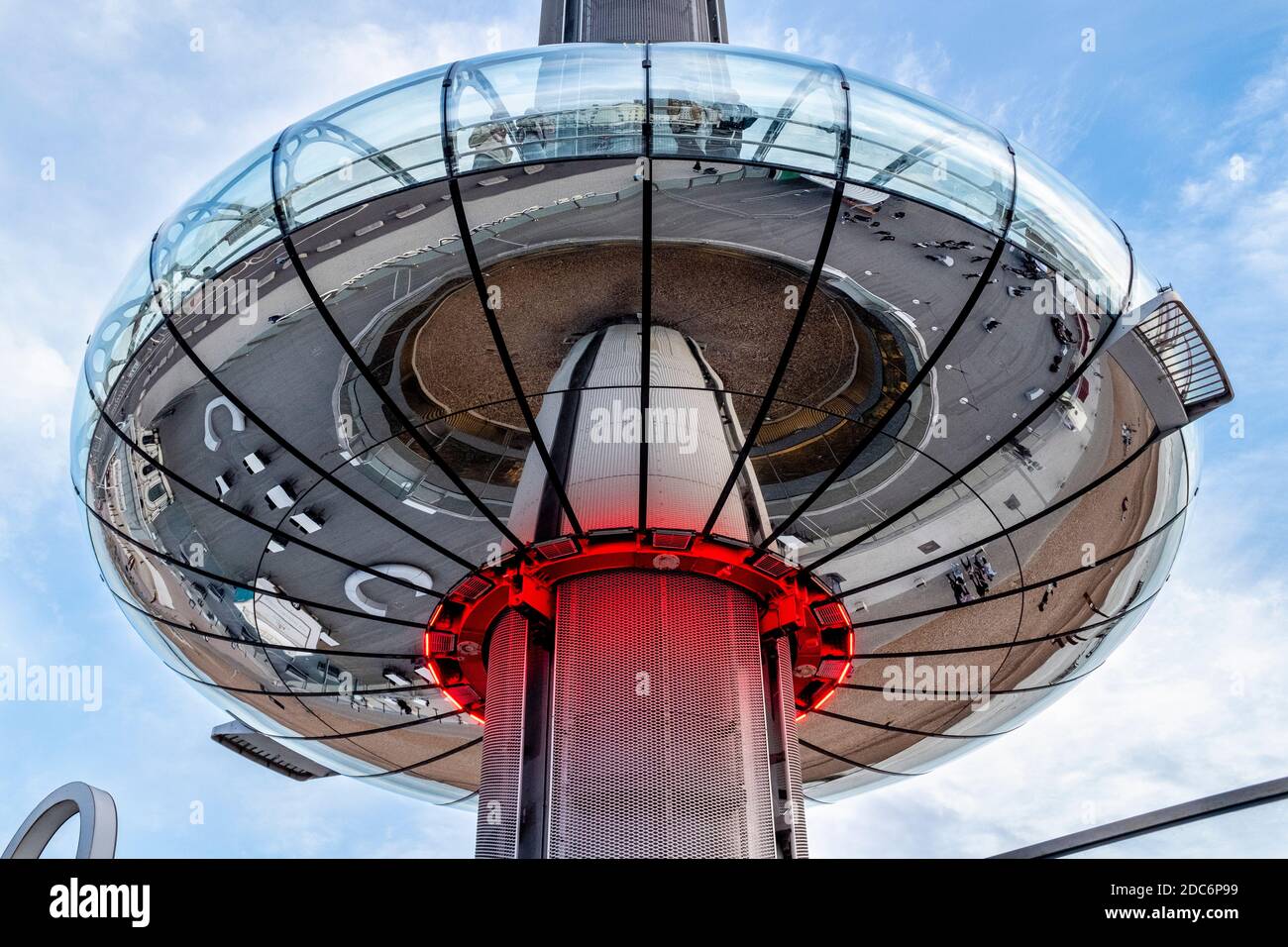 The British Airways i360 Viewing Tower, Brighton Seafront, Britain, East Sussex, UK. Foto Stock