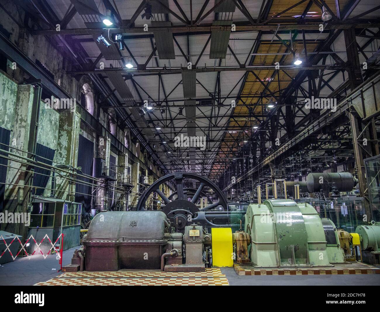 Völklingen Hutte Ironworks, Patrimonio dell'Umanità, Saarbrücken, Saarland, Germania Foto Stock