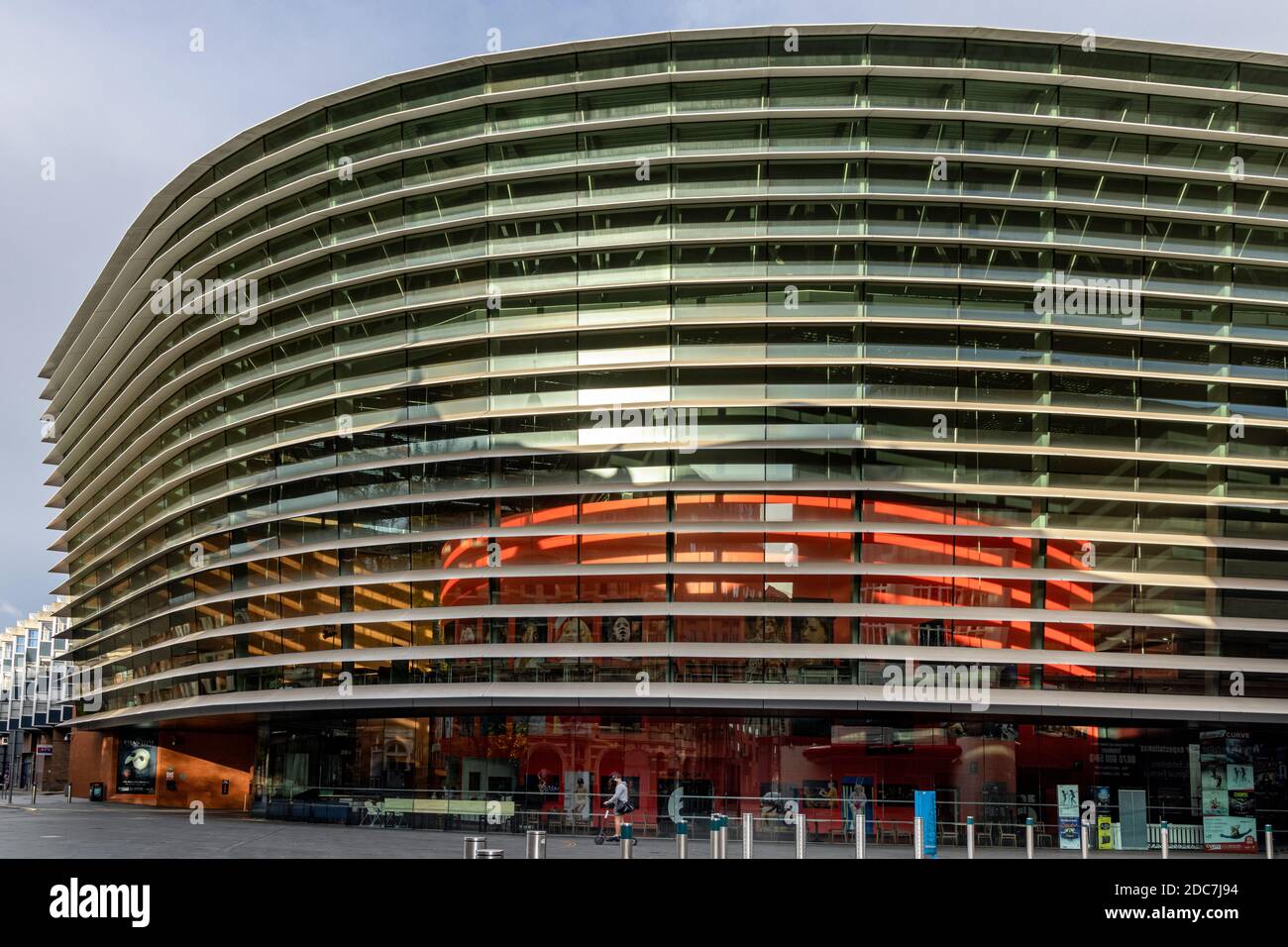 The Curve Theatre in Rutland Street, Leicester City, Leicestershire, Inghilterra Foto Stock