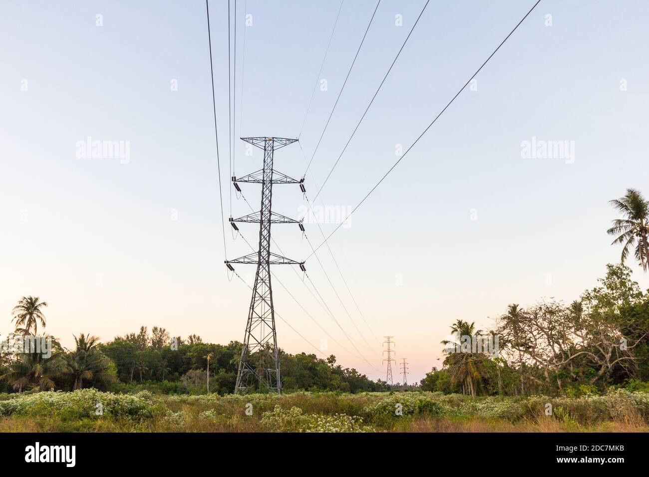 Torre di trasmissione a Phuket, Thailandia Foto Stock