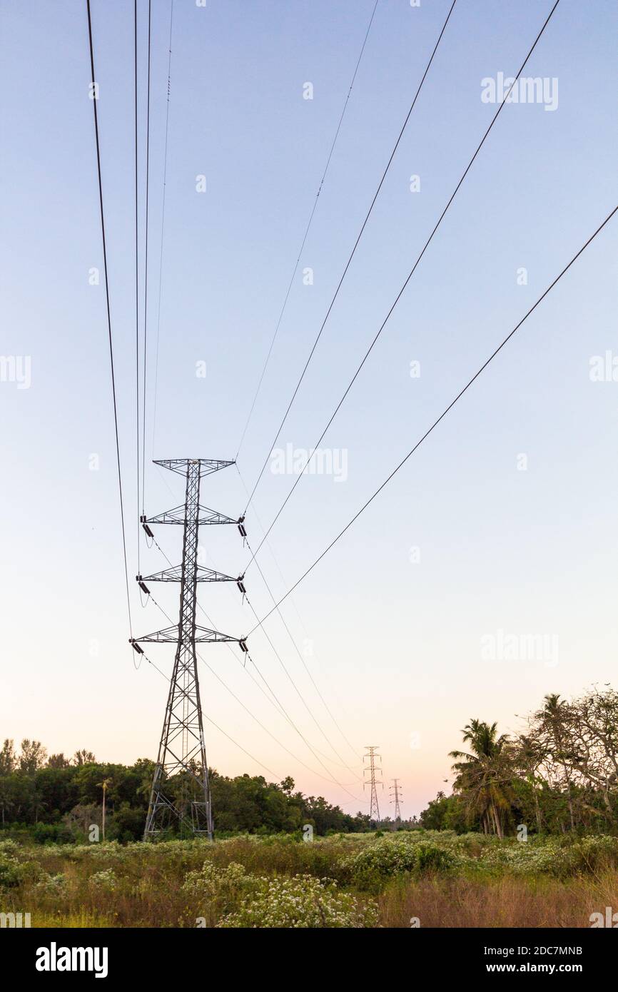 Torre di trasmissione a Phuket, Thailandia Foto Stock