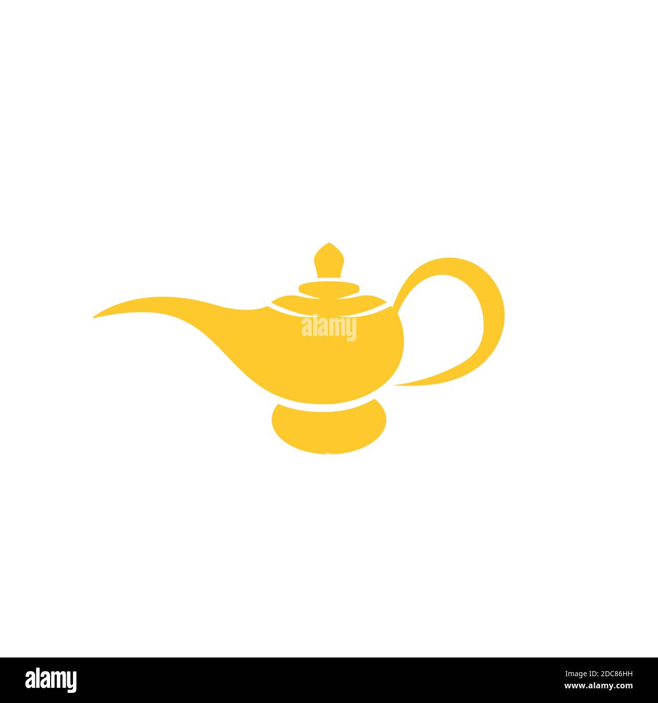 Disegno vettoriale con logo Magic LAMP Illustrazione Vettoriale