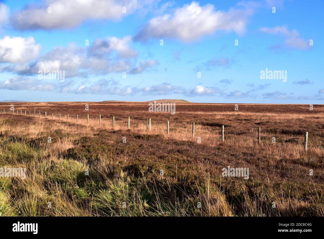 Knave Hole Hill e Great Manshead Hill. Foto Stock