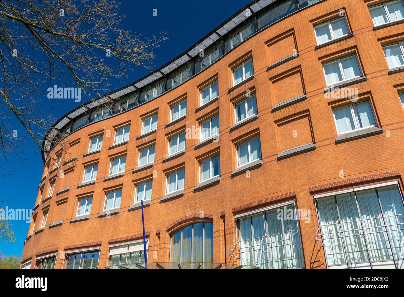 Moderno edificio di lusso a Brema Foto Stock