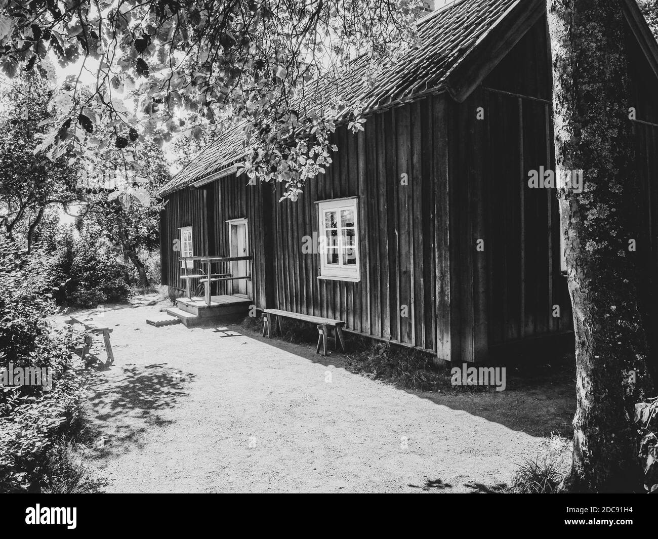 Museo all'aperto di Skansen. Skansen è un museo etnologico all'aperto e un parco zoologico situato sull'isola di Djurgården a Stoccolma. Fondata nel 18 Foto Stock