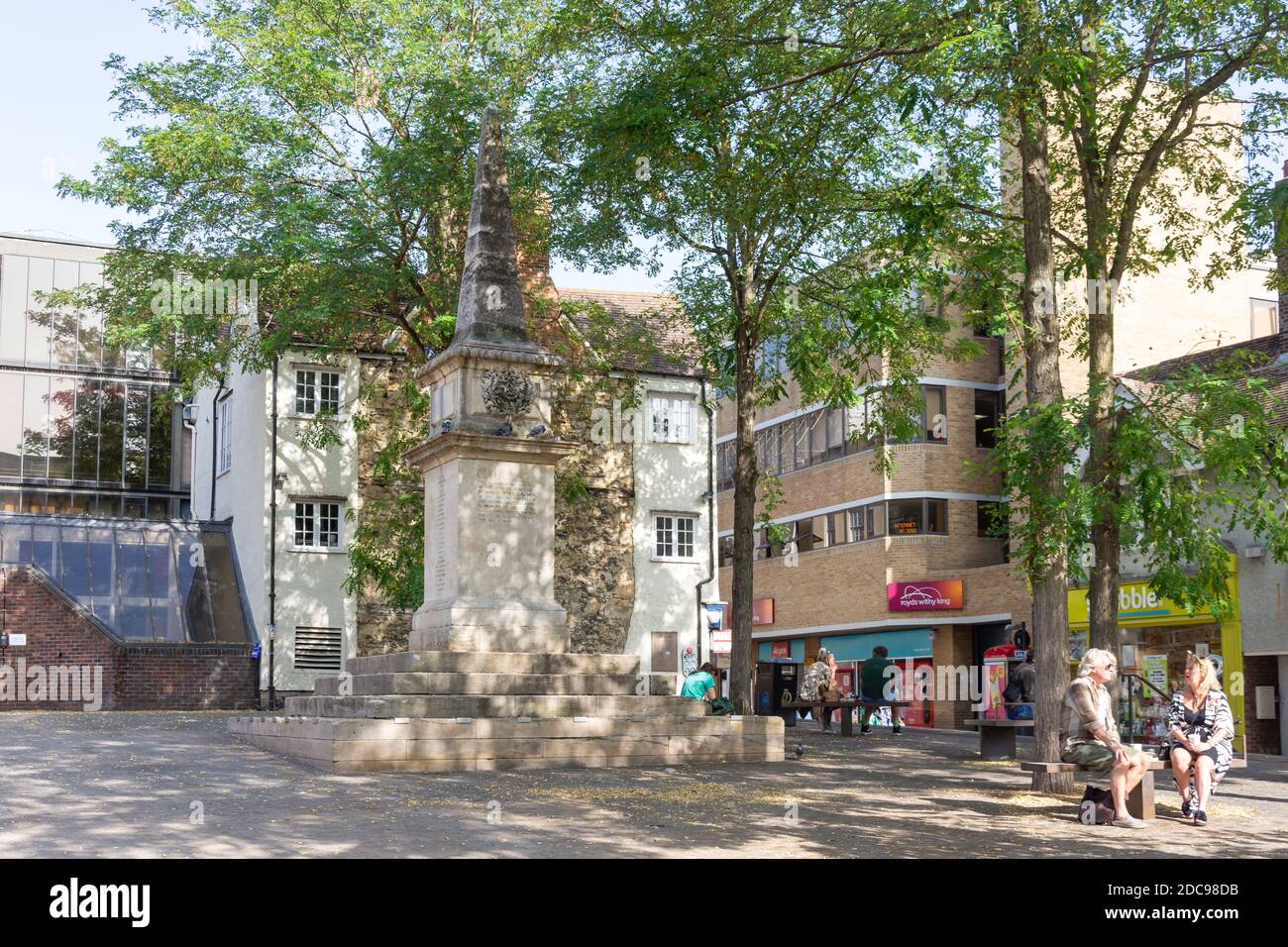Tirah War Memorial, Bonn Square, Oxford, Oxfordshire, Inghilterra, Regno Unito Foto Stock
