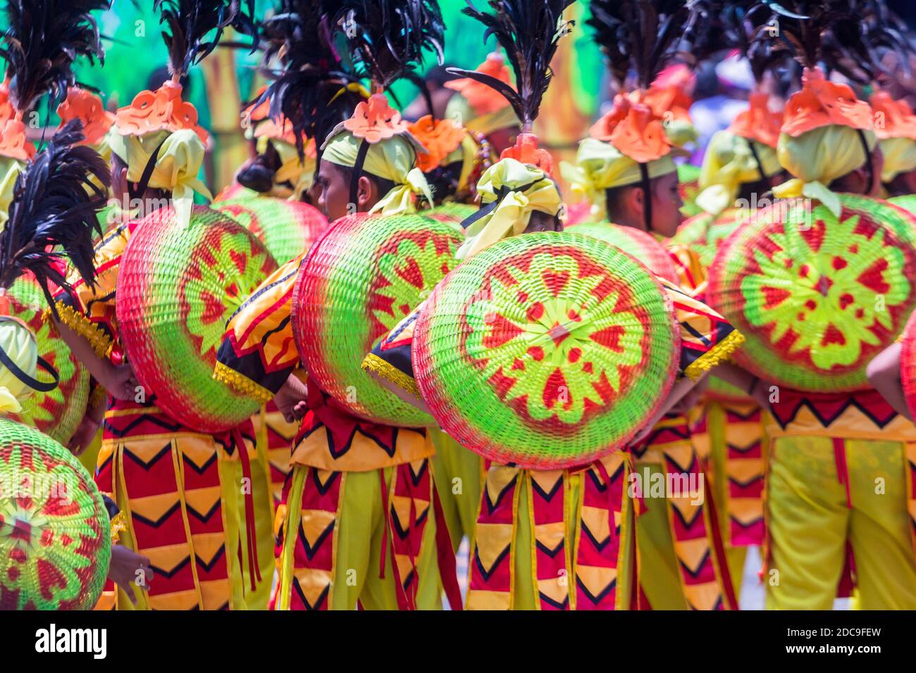 Festival Kadayawan colorato a Davao City, Filippine Foto Stock