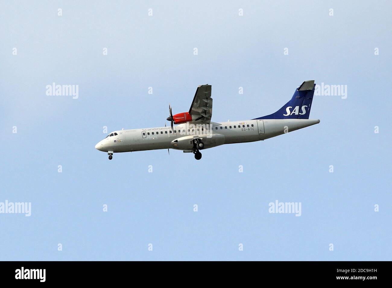 01.05.2019, Hannover, bassa Sassonia, Germania - Germania - ATR 72 della Scandinavian Airlines. 00S190501D530CAROEX.JPG [VERSIONE DEL MODELLO: NON APPLICABILE, PROPE Foto Stock