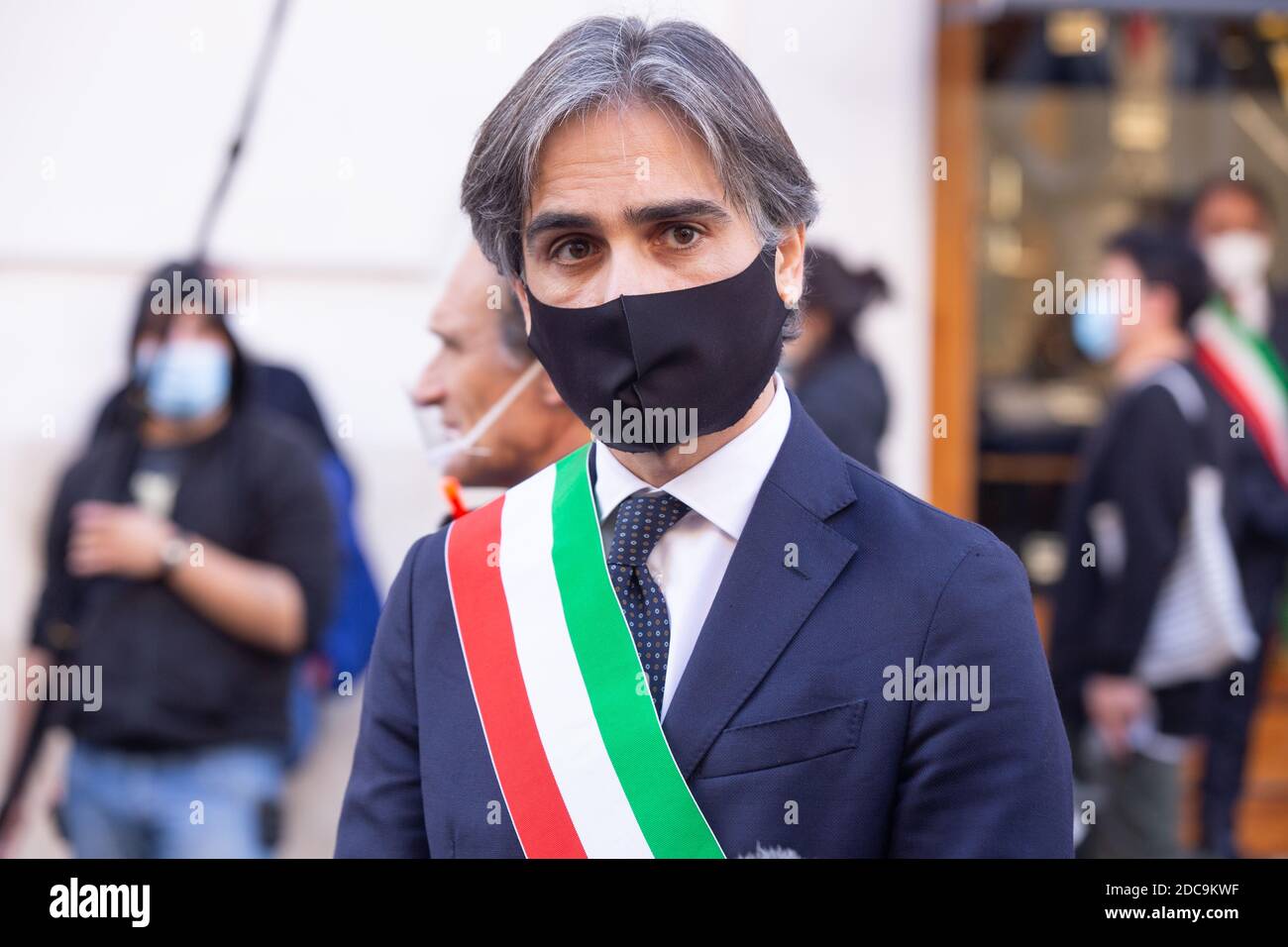 Roma, Italia. 19 Nov 2020. Sindaco di Reggio Calabria Giuseppe Falcomatà (Foto di Matteo Nardone/Pacific Press) Credit: Pacific Press Media Production Corp./Alamy Live News Foto Stock