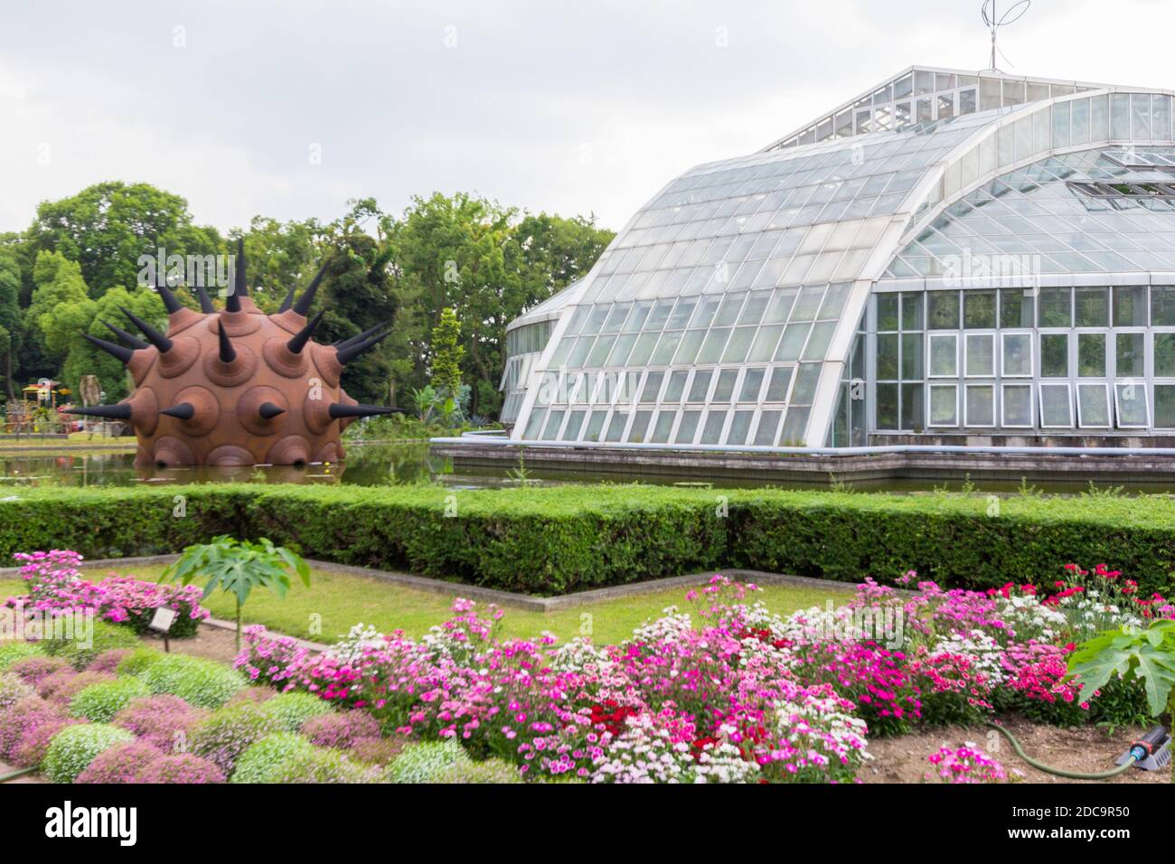 All'interno dei Giardini Botanici di Kyoto in Giappone Foto Stock