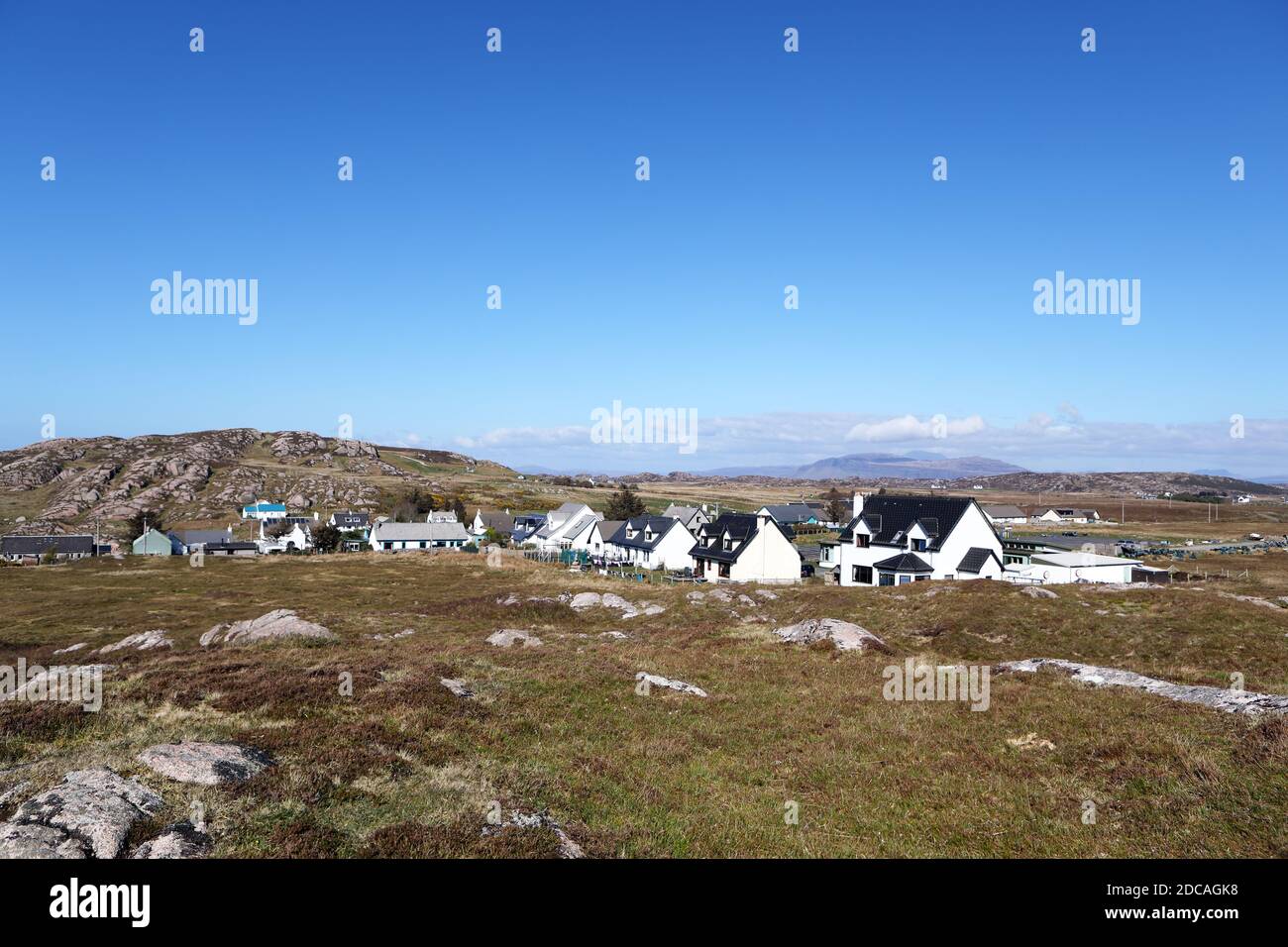 Fionnphort sull'isola di Mull nelle Ebridi interne Della Scozia Foto Stock