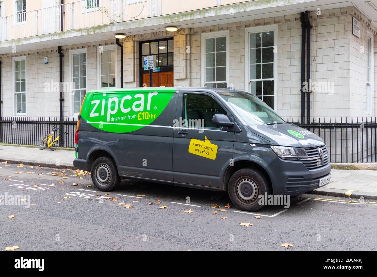 Zipcar van a noleggio, londra, regno unito Foto Stock